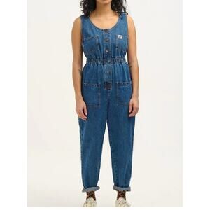 Lucy & Yak Indigo Denim Jumpsuit